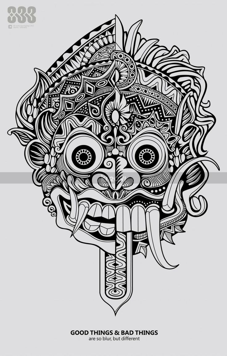 Detail Gambar Tato Barong Nomer 27