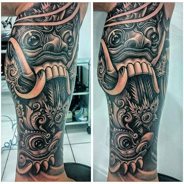 Detail Gambar Tato Barong Nomer 30