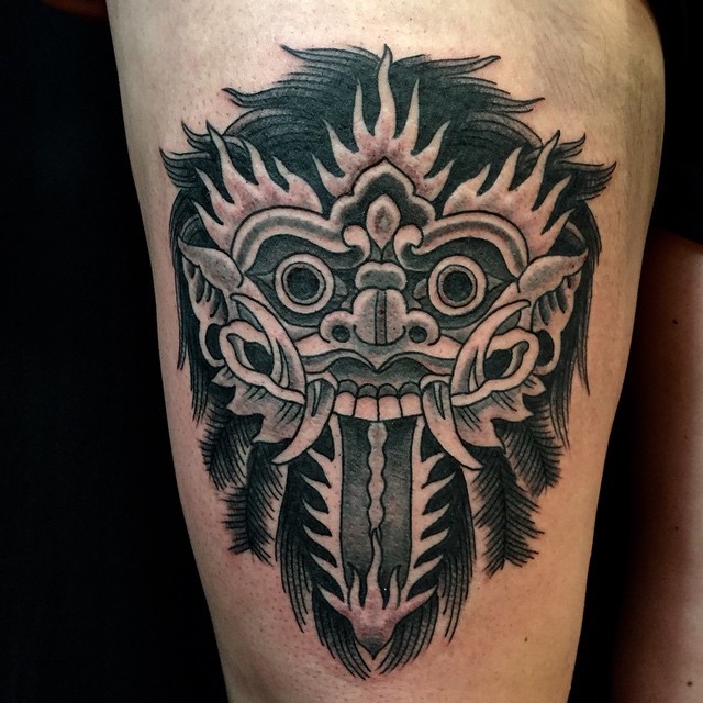 Detail Gambar Tato Barong Nomer 46