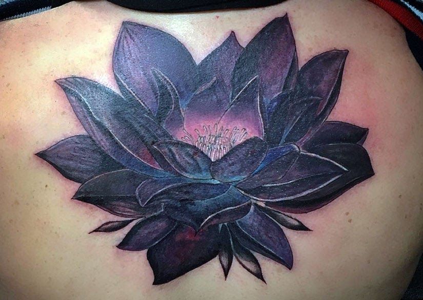 Gambar Tato Bunga Lotus - KibrisPDR