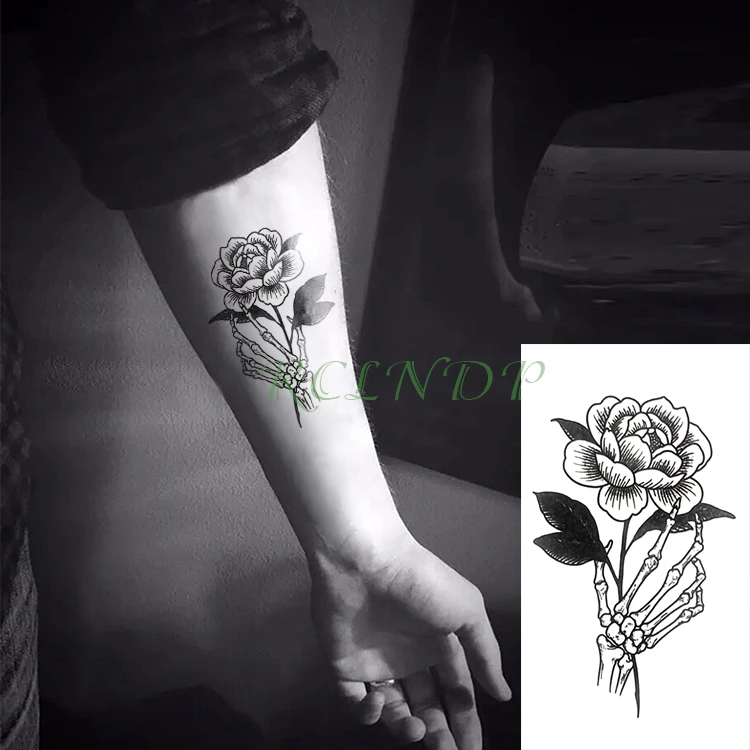 Detail Gambar Tato Bunga Mawar Di Kaki Nomer 19