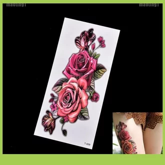 Detail Gambar Tato Bunga Mawar Di Kaki Nomer 22