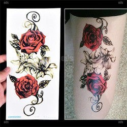 Detail Gambar Tato Bunga Mawar Di Kaki Nomer 25
