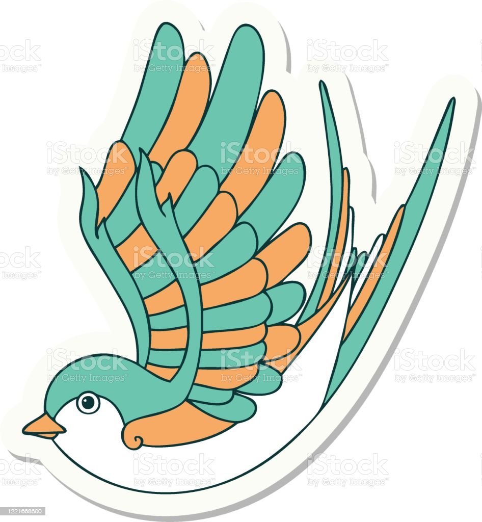 Detail Gambar Tato Burung Walet Nomer 32