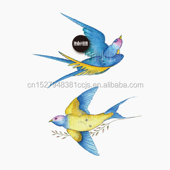 Detail Gambar Tato Burung Walet Nomer 42