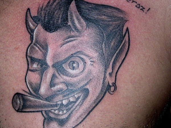 Detail Gambar Tato Devil Nomer 31