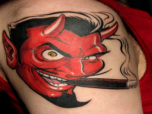 Detail Gambar Tato Devil Nomer 36