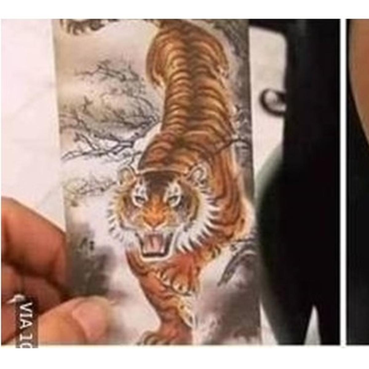 Detail Gambar Tato Harimau Nomer 49