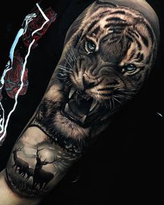 Detail Gambar Tato Harimau Nomer 53