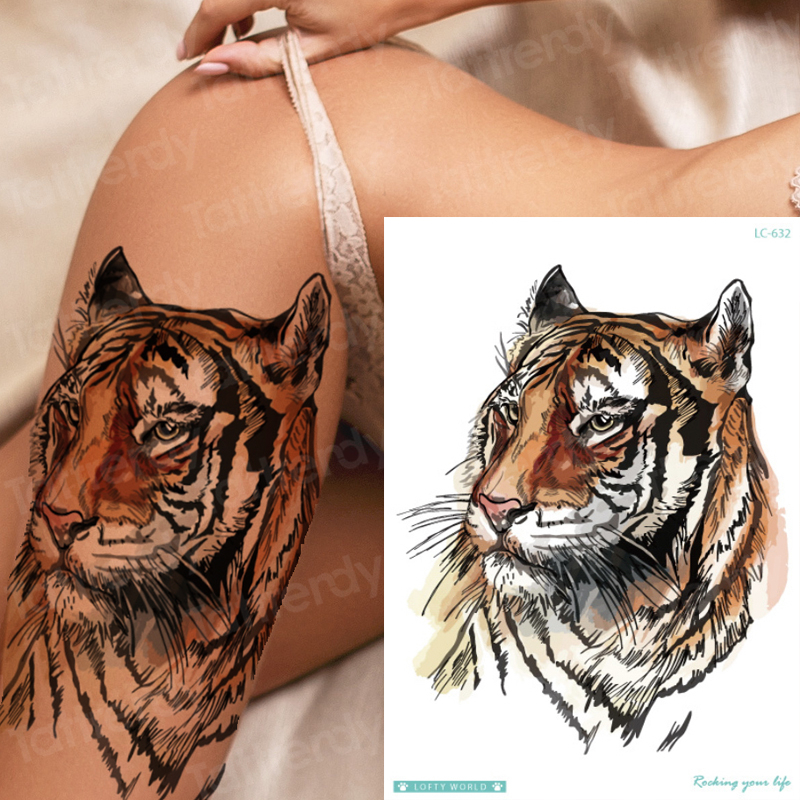 Detail Gambar Tato Harimau Di Lengan Nomer 42