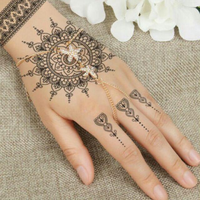 Detail Gambar Tato Henna Di Tangan Nomer 31