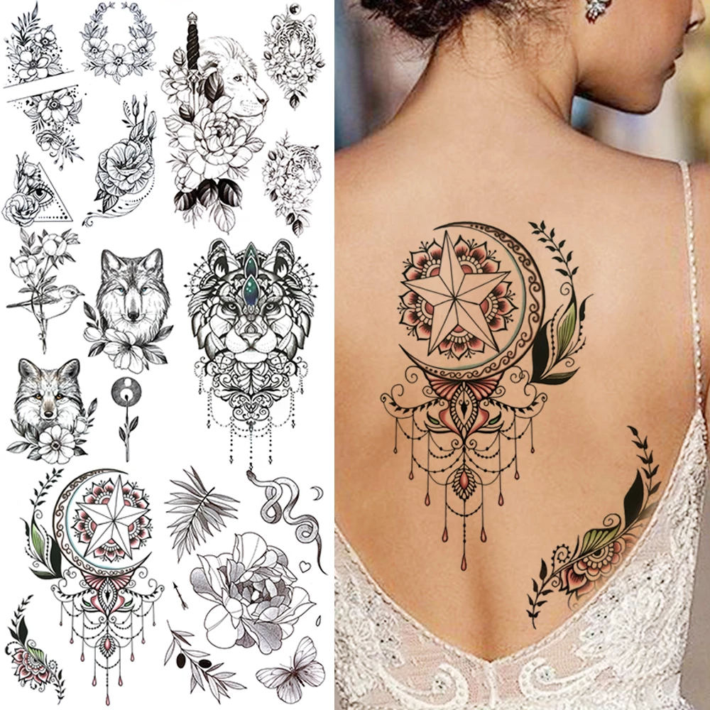 Detail Gambar Tato Henna Gambar Tato Di Punggung Wanita Nomer 21