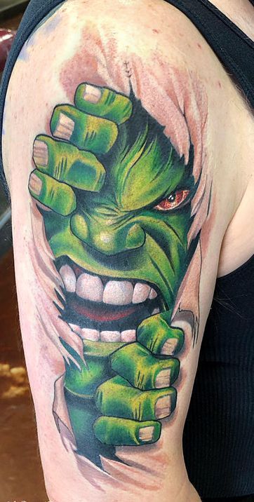 Detail Gambar Tato Hulk Nomer 2