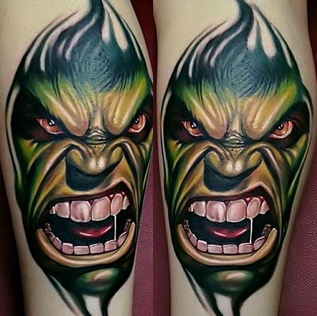 Detail Gambar Tato Hulk Nomer 11