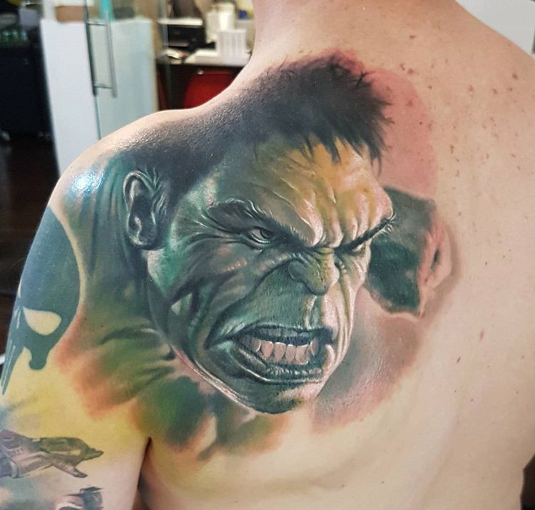 Detail Gambar Tato Hulk Nomer 27