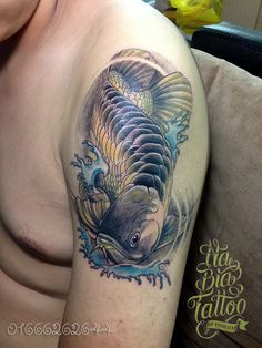 Detail Gambar Tato Ikan Arwana Nomer 14