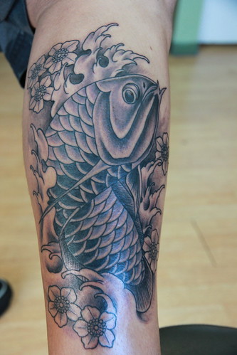 Detail Gambar Tato Ikan Arwana Nomer 17