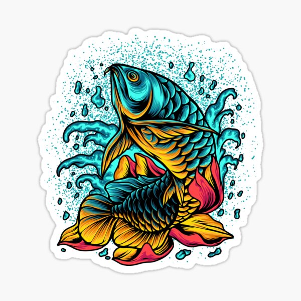 Detail Gambar Tato Ikan Arwana Nomer 24