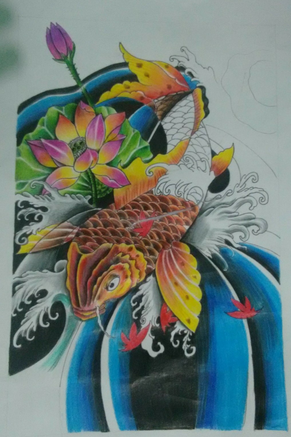 Detail Gambar Tato Ikan Arwana Nomer 36