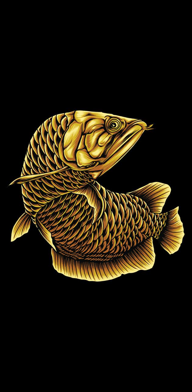 Detail Gambar Tato Ikan Arwana Nomer 45