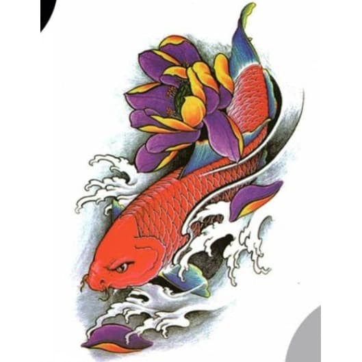 Detail Gambar Tato Ikan Koi Nomer 9