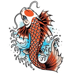 Detail Gambar Tato Ikan Koi Simple Nomer 12