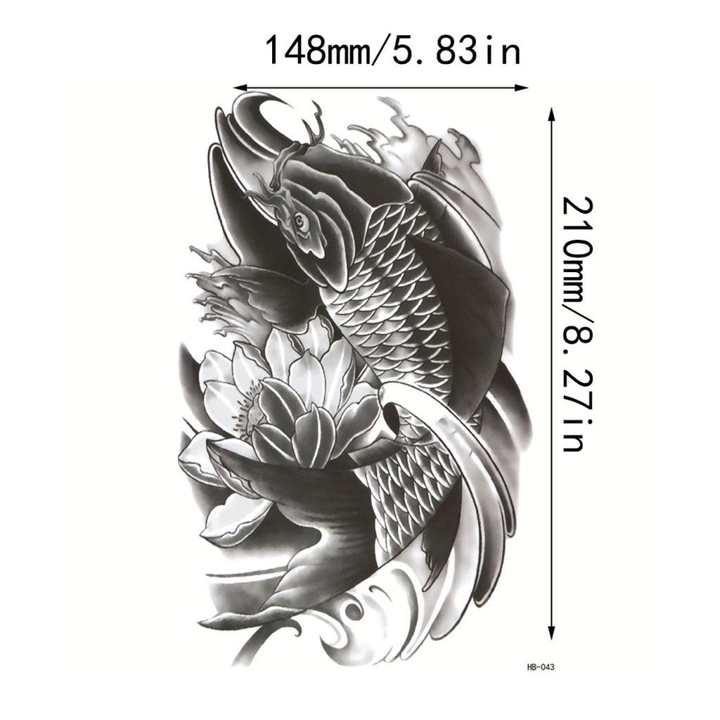 Detail Gambar Tato Ikan Koi Simple Nomer 19