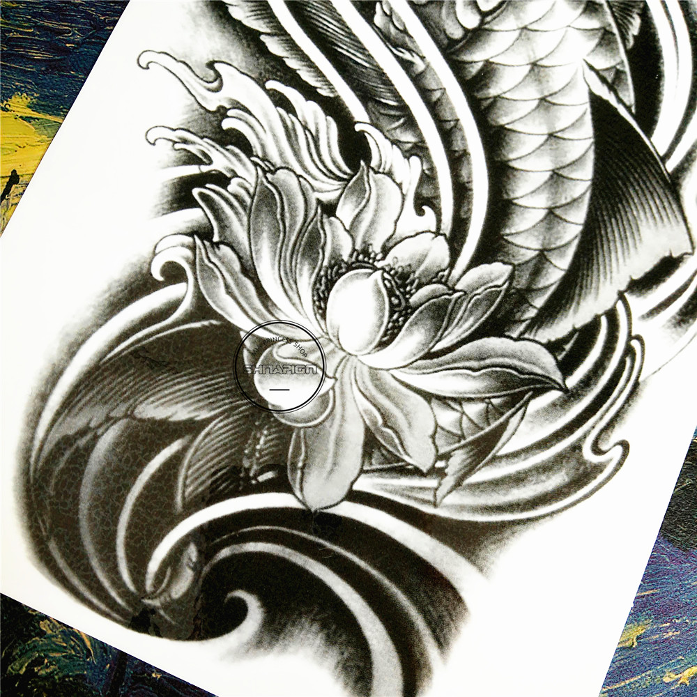 Detail Gambar Tato Ikan Koi Simple Nomer 39