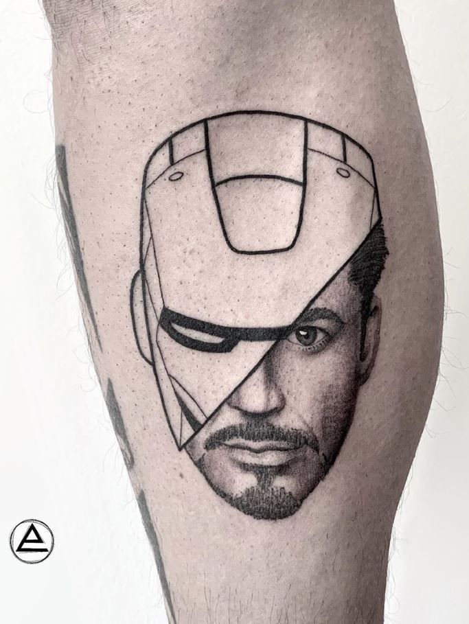 Detail Gambar Tato Iron Man Nomer 11