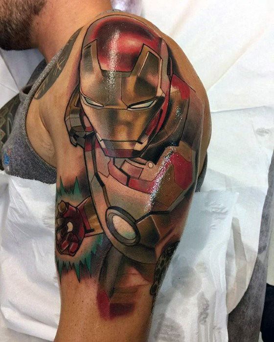 Detail Gambar Tato Iron Man Nomer 14
