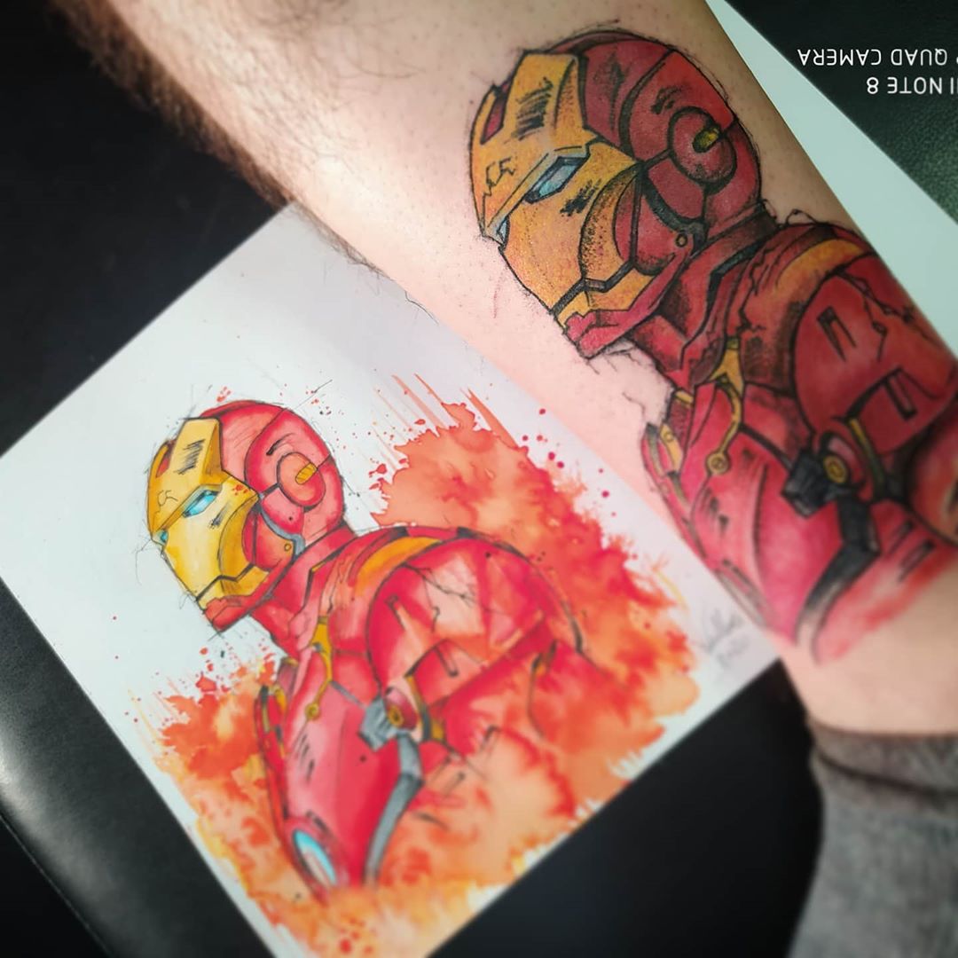 Detail Gambar Tato Iron Man Nomer 41
