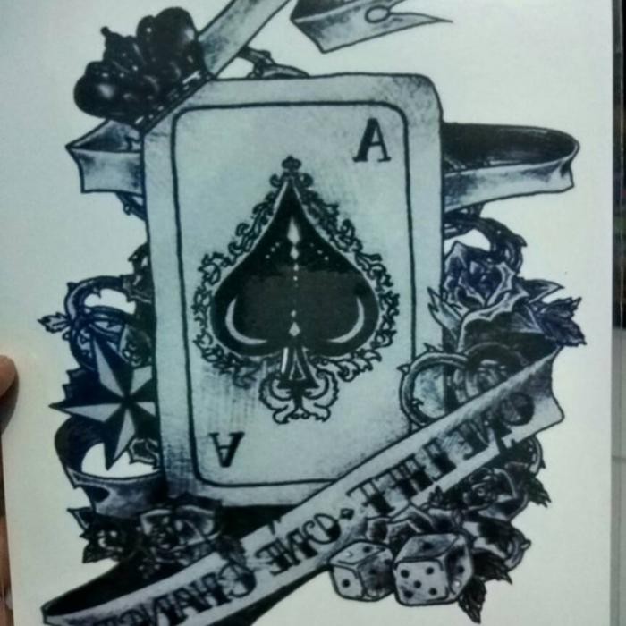 Detail Gambar Tato Kartu Joker Nomer 9