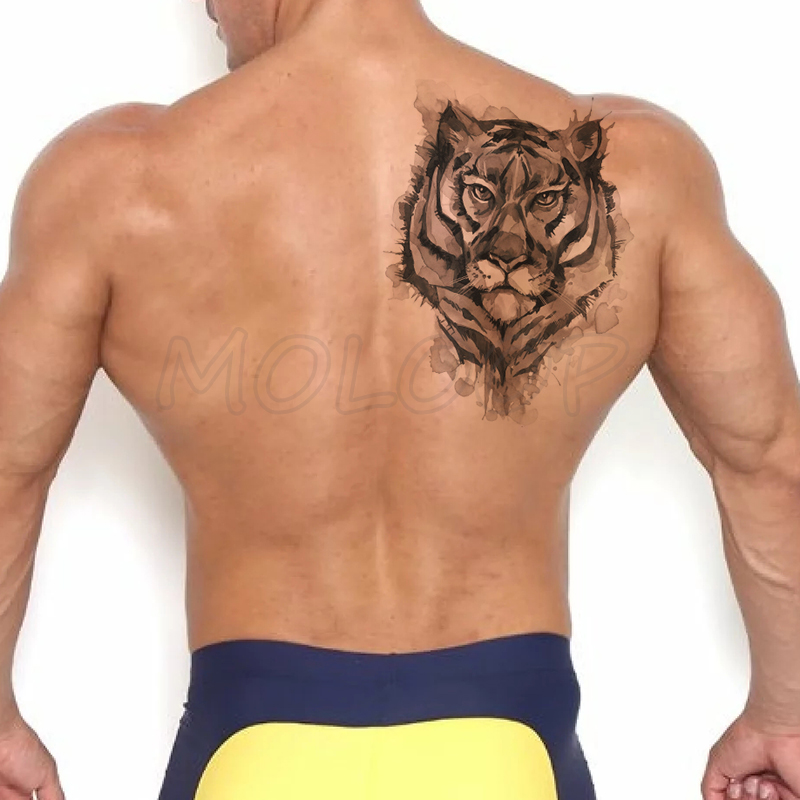 Detail Gambar Tato Kepala Harimau Nomer 36