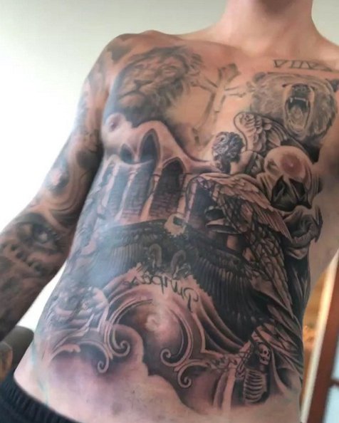 Detail Gambar Tato Keren Di Perut Nomer 10