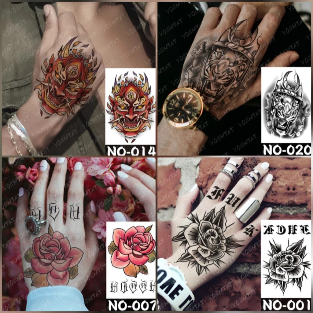 Detail Gambar Tato Keren Di Tangan Bunga Nomer 50