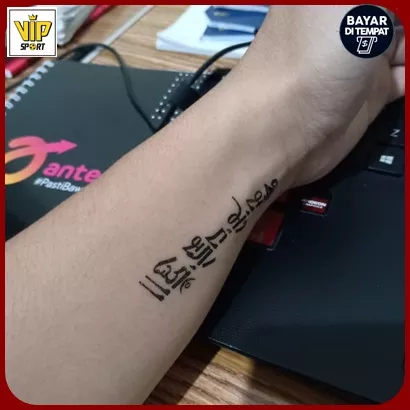 Detail Gambar Tato Keren Tulisan Nomer 19