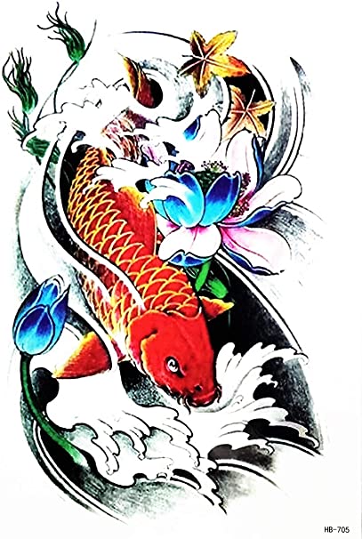 Detail Gambar Tato Koi Jepang Nomer 18