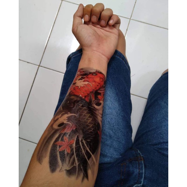 Detail Gambar Tato Koi Jepang Nomer 52