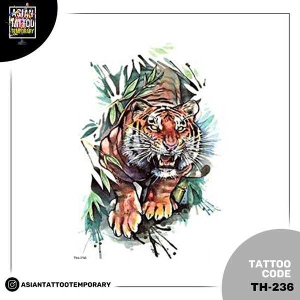 Detail Gambar Tato Macan Di Punggung Nomer 22