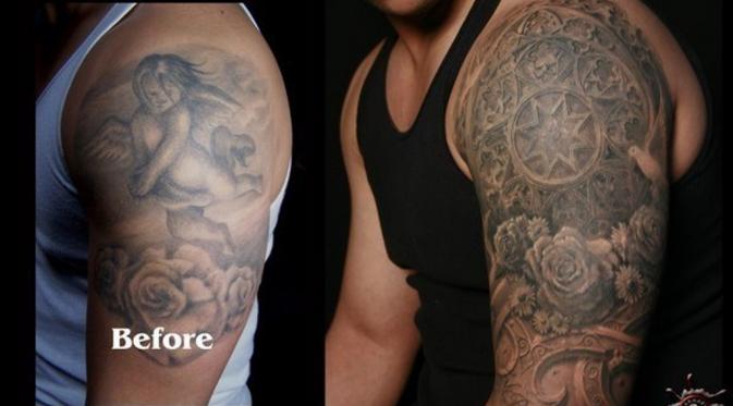 Detail Gambar Tato Malaikat Di Lengan Nomer 37