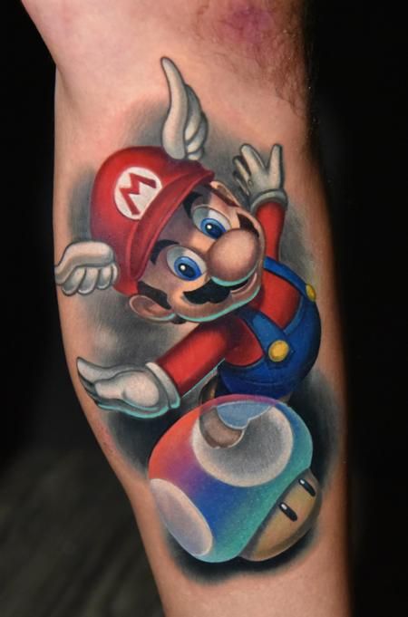 Detail Gambar Tato Mario Bros Nomer 19