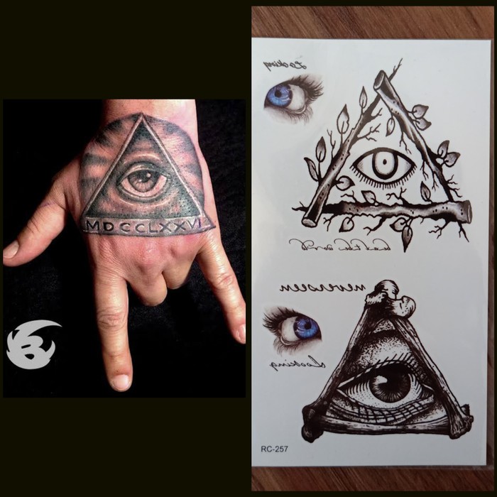 Detail Gambar Tato Mata Dajjal Nomer 5