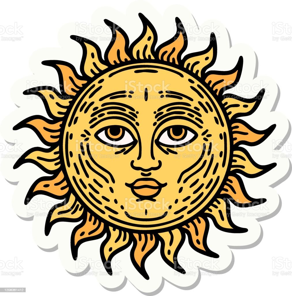 Detail Gambar Tato Matahari Nomer 5