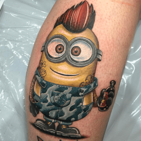 Detail Gambar Tato Minion Nomer 49