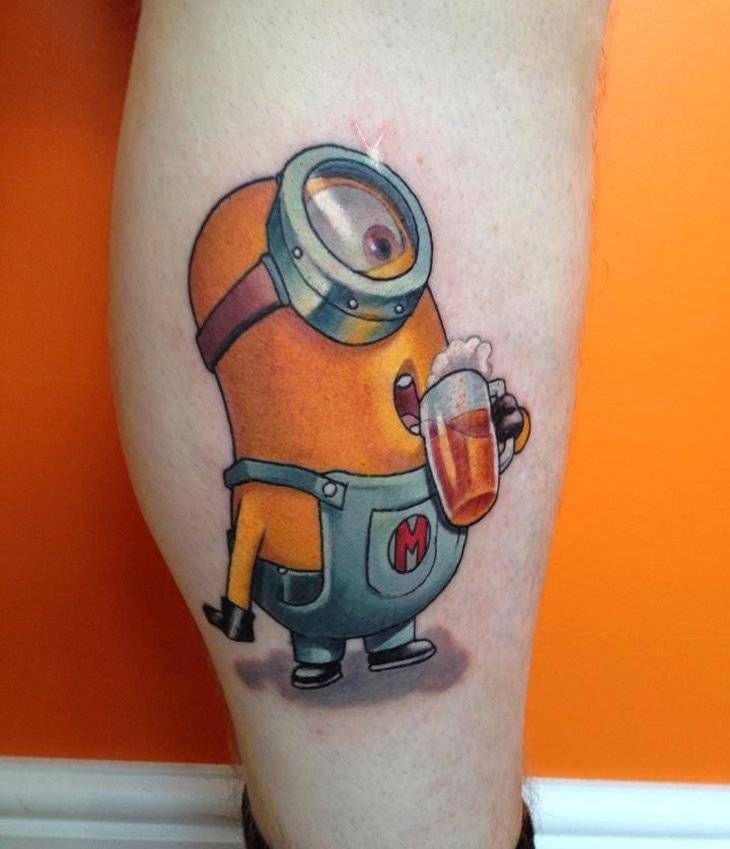 Detail Gambar Tato Minion Nomer 10