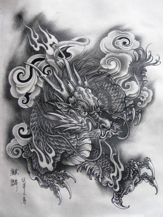 Gambar Tato Naga - KibrisPDR