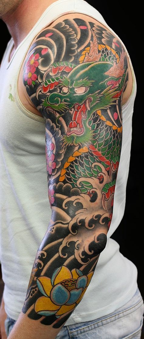 Detail Gambar Tato Naga Nomer 8