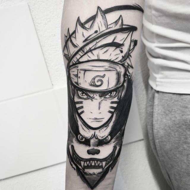 Detail Gambar Tato Naruto Nomer 37