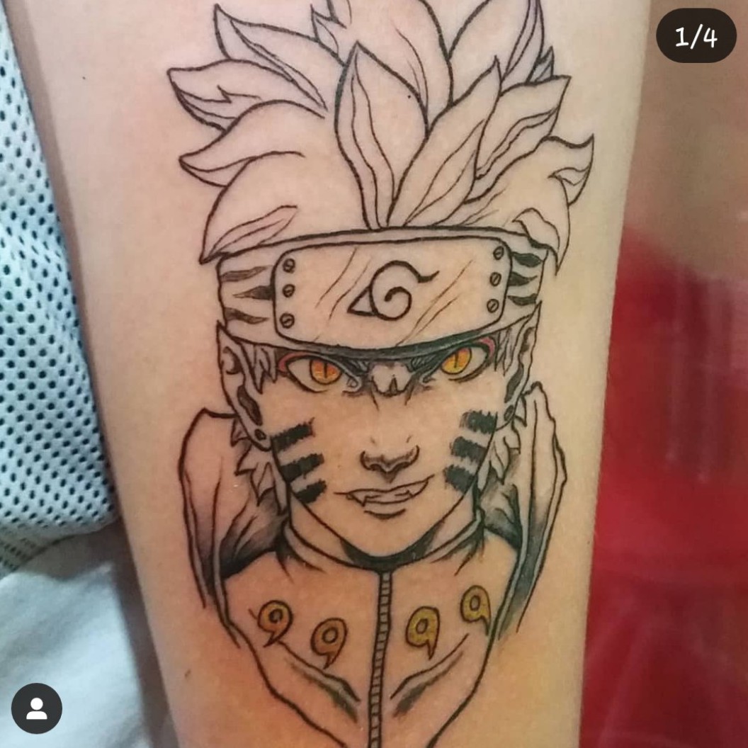 Detail Gambar Tato Naruto Nomer 4