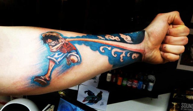 Detail Gambar Tato One Piece Nomer 9